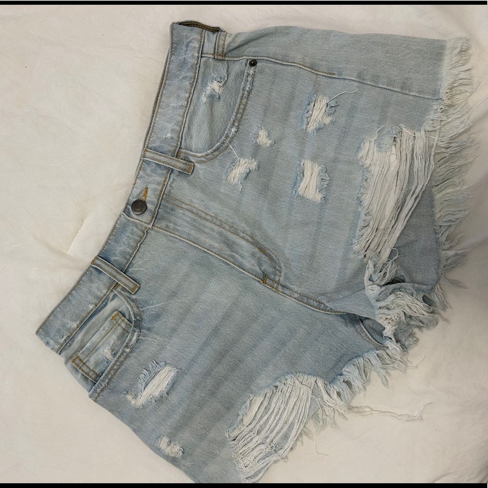 ripped shorts